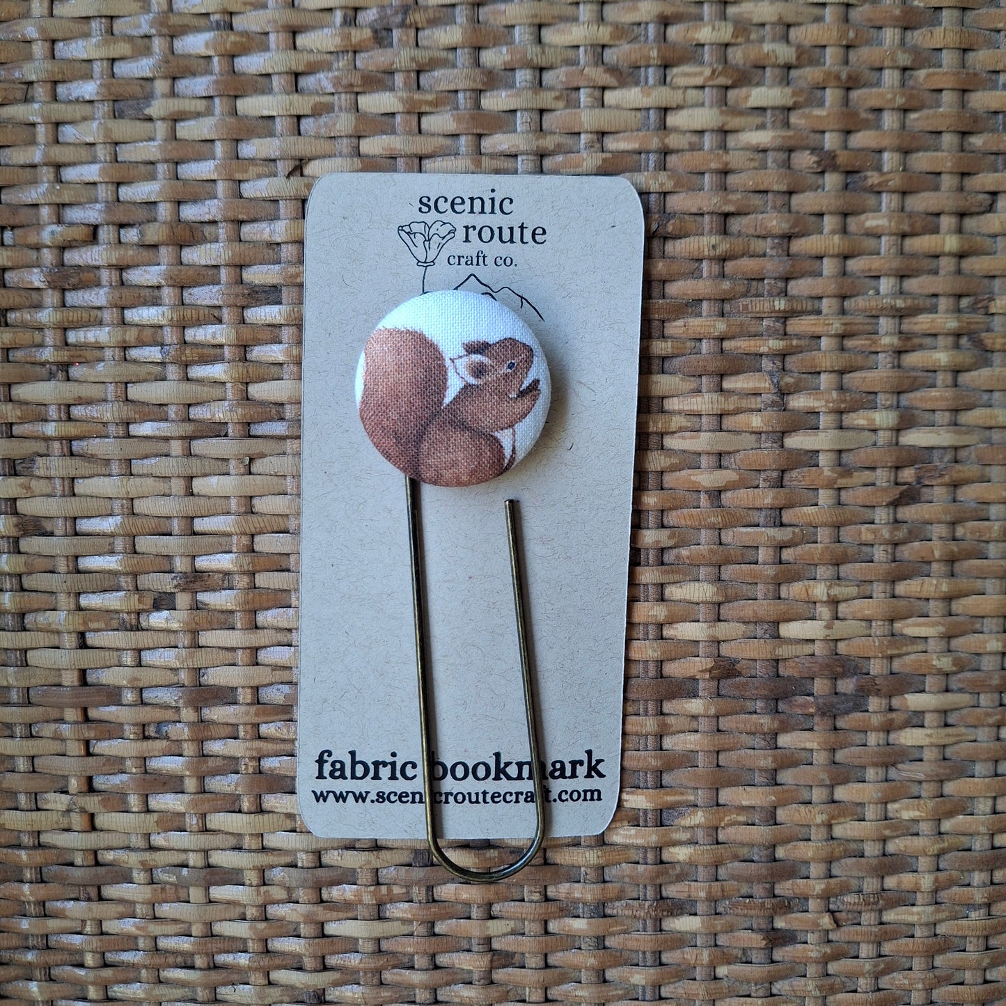 Upcycled Fabric Bookmarks - Animals