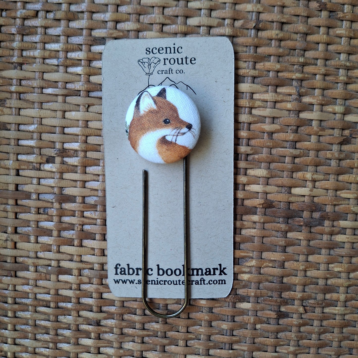 Upcycled Fabric Bookmarks - Animals