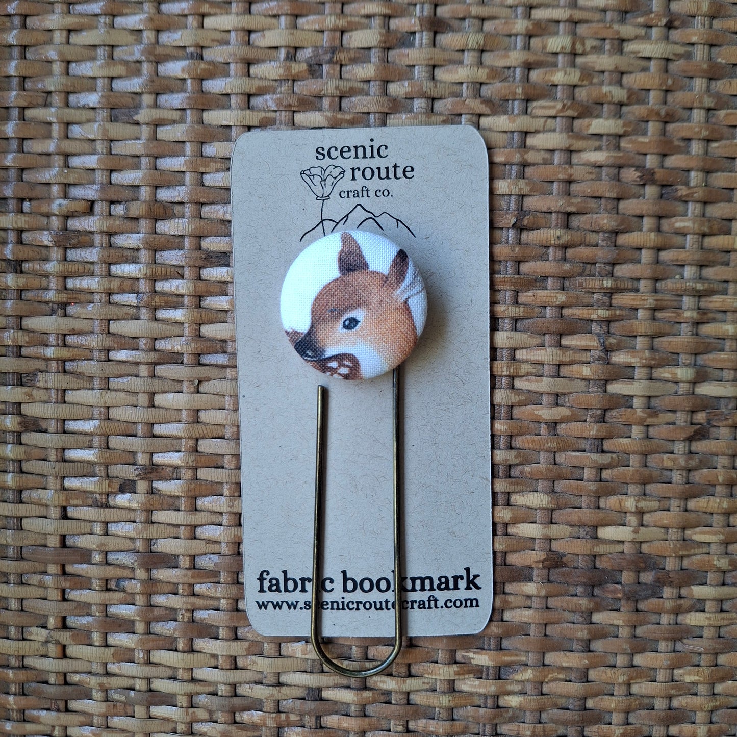 Upcycled Fabric Bookmarks - Animals